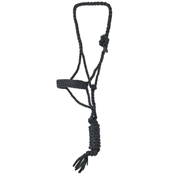 8 Ft Hilason Western Nylon Poly Flat Braided Mule Tape Halter And Lead  Rope